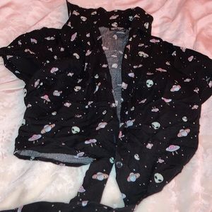alien blouse (hottopic)